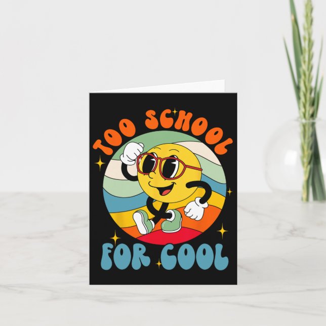 Cartão De Volta Para A Escola Sorrir De Cara Para A Escol (Frente)