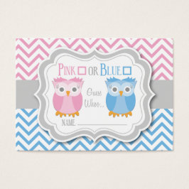 Cartão de Voto de Coruja/Gênero