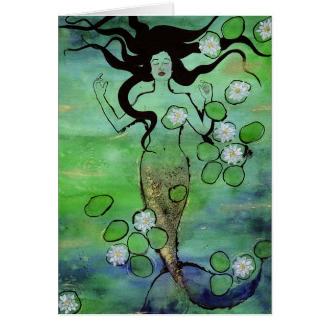 Cartão de Waterlily (Frente)