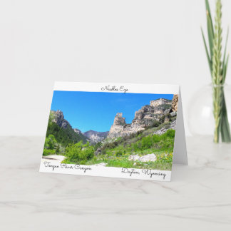 cartão de wyoming