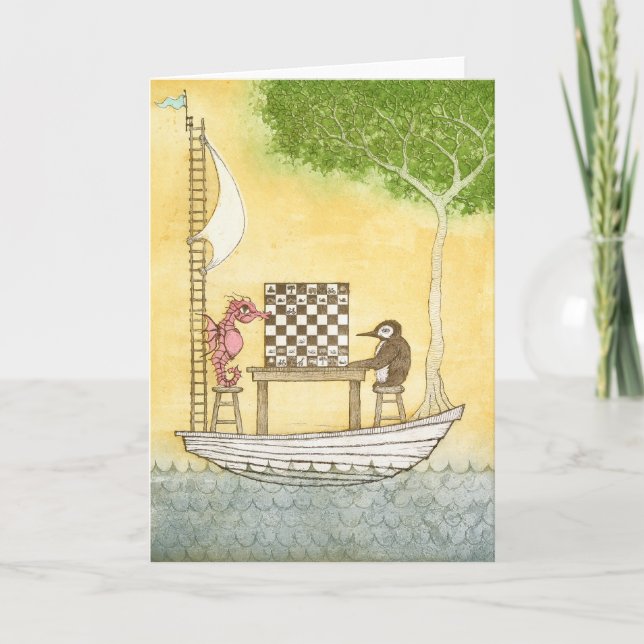 Cartão de Xadrez (Frente)