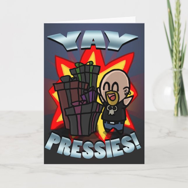Cartão de YAY Pressies (Frente)