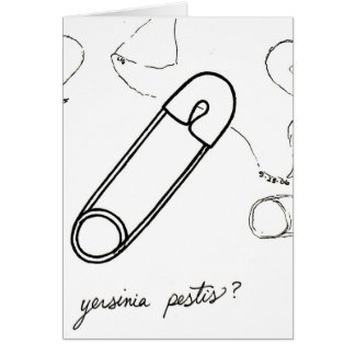 Cartão de Yersinia Pestis