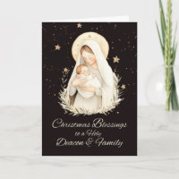 Deacon e a família de Natal abençoam Madonna