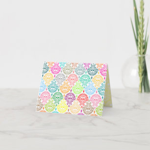 Cartão Dead Damask - Chic Sugar Skulls Note Card