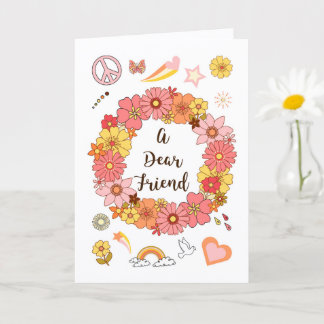 Cartão Dear Friend Mother's Day Peace & Love Card        