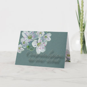 Cartão Debut Parabéns Beauty Wildflower