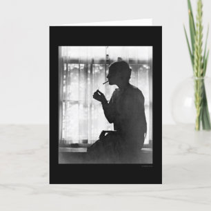 Cartão Debutante, éster Cochran, fumando 1924