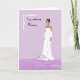 Cartão Debutante para Jovem Negra