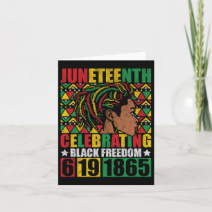 Cartão Décima Junta Celebrando a Liberdade Negra 1865 Afr