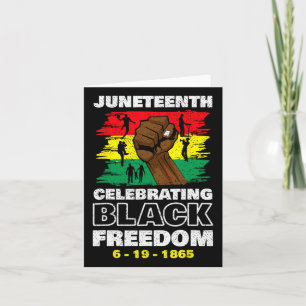 Cartão Décima Junta Celebrando a Liberdade Negra 1865 Afr