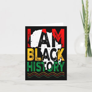 Cartão Décima Sétima História Negra
