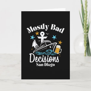 Cartão Decisões Mostly D San Diego Spring Break 