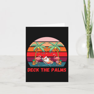 Cartão Deck The Palms - Natal Em Julho O Papai Noel Beben