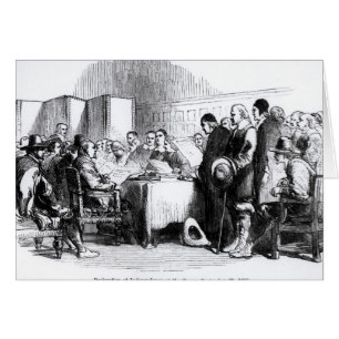 Cartão Declaração da independência