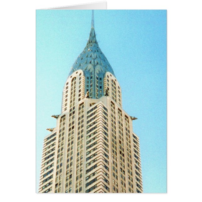 Cartão deco de arte de crisler (Frente)