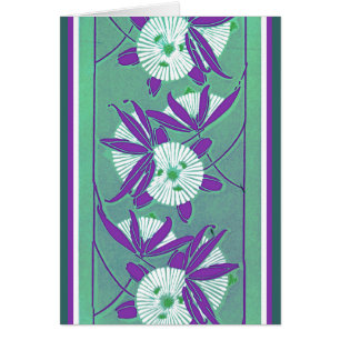 Cartão Deco rico floral