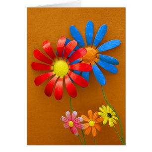 Cartão Decoração Brilhante Do Girassol