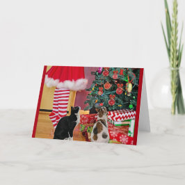 Cartão Decorando a Árvore