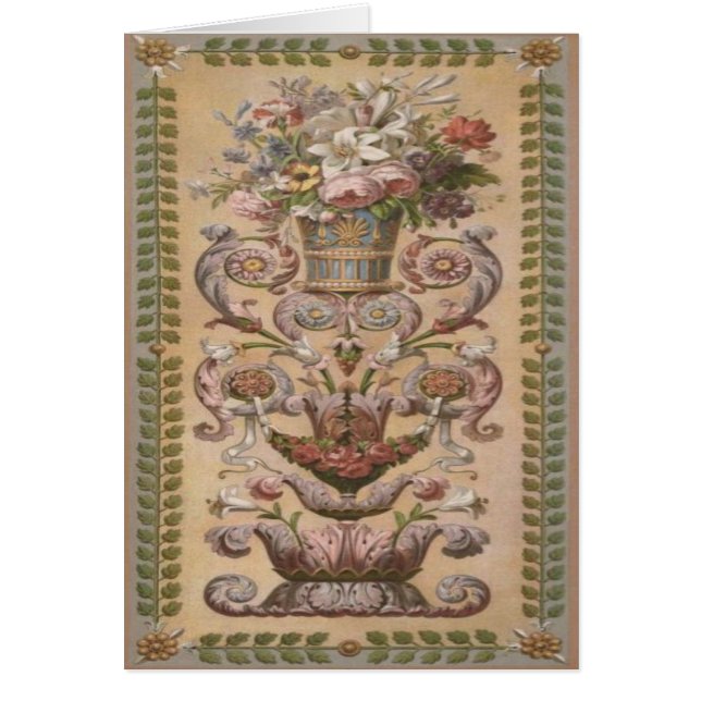 Cartão decorativo do século XIX (Frente)