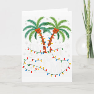 Cartão Decore As Palmeiras Tropical Havaí Natal Palmeira