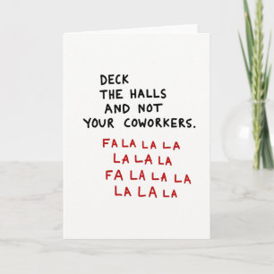 Cartão Decore o Local, Não os Colegas de Trabalho