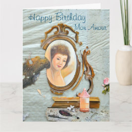 Cartão Decoupage Francais