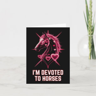 Cartão Dedicado A Cavalos Cavalos Que Andam Com Cavalos,