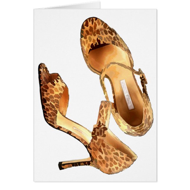 Cartão Dedos-leopardo-perfurantes (Frente)