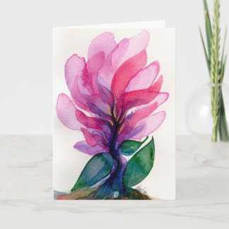 Cartão Dedos Notecard da flor
