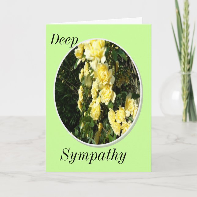 Cartão Deep Sympathy (Frente)