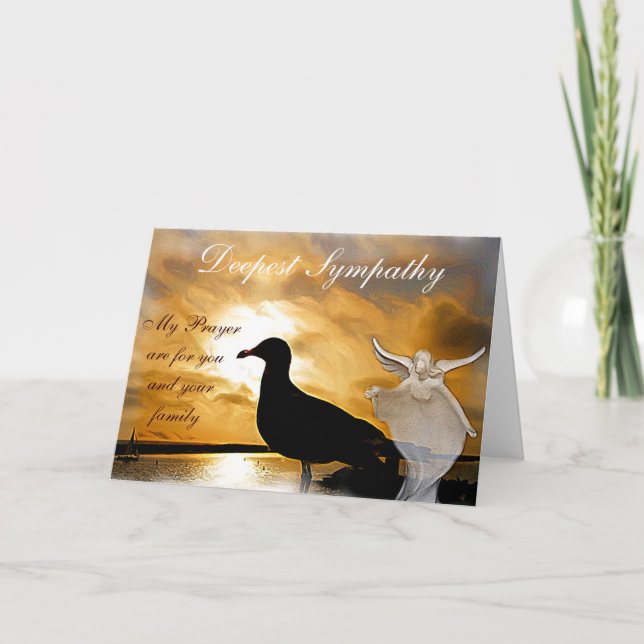 Cartão Deepest Sympathy_ (Frente)