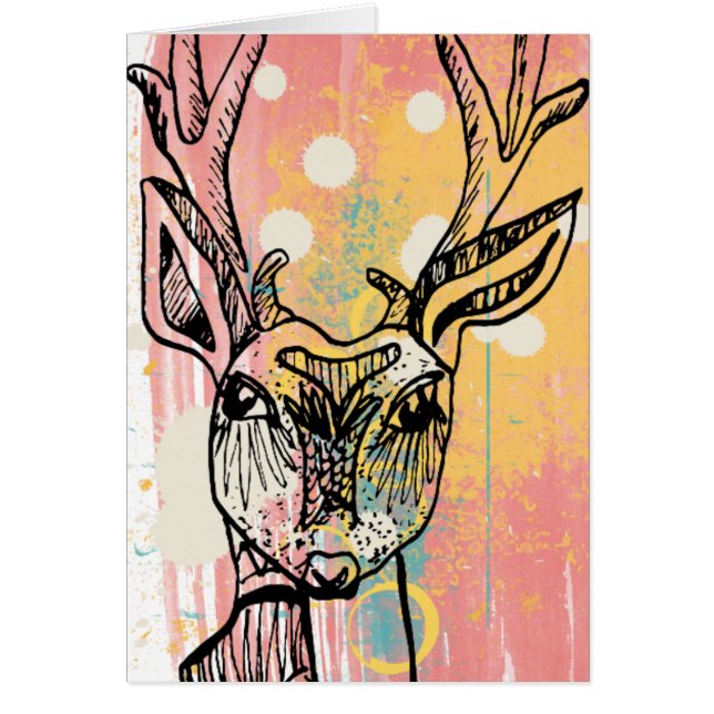 Cartão Deer (Frente)