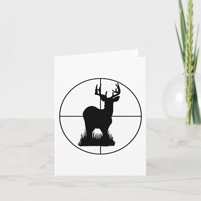 Cartão Deer Hunting (Criador carregado)