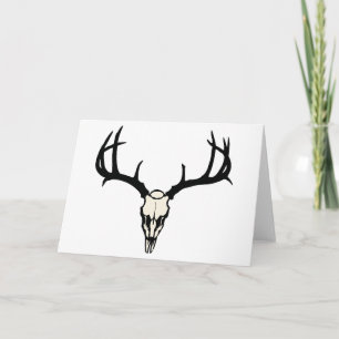 Cartão Deer Skull