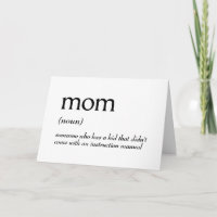 Definição de Dicionário para MOM