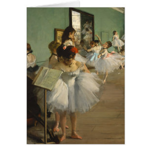 Cartão Degas Dance Class Balés Dancers Ballerina Art