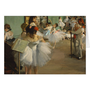 Cartão Degas Dance Class Balés Dancers Ballerina Art