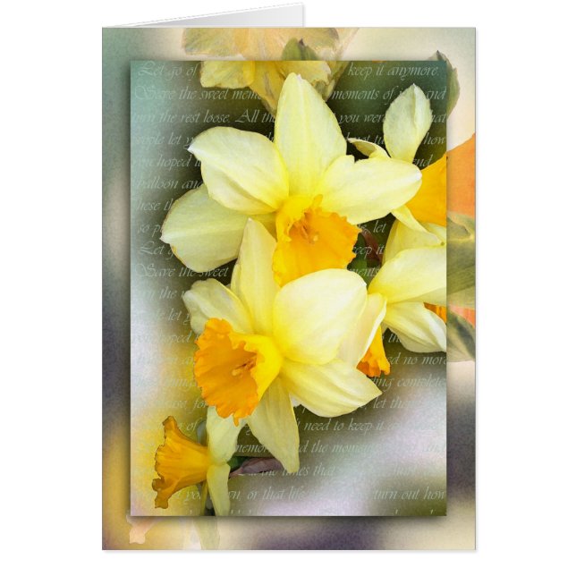 Cartão Deixado vá do passado (Frente)