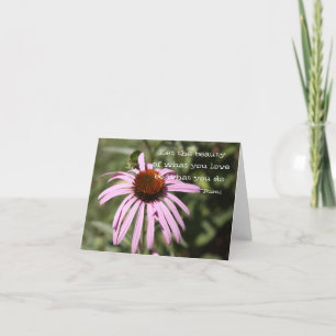 Cartão Deixe a beleza do que você ama ser