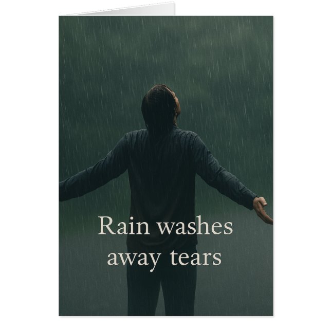 Cartão Deixe a natureza se arrepender de você (Frente)