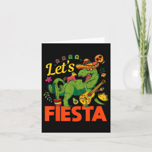Cartão Deixe Fiesta Cinco De Mayo Camisa Mexicana Hombre