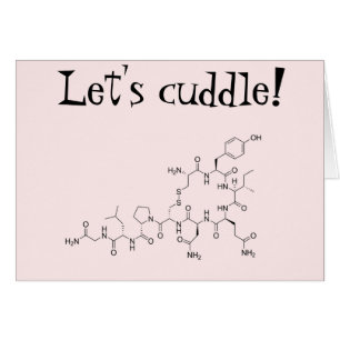 Cartão Deixe-nos afagar! Oxytocin