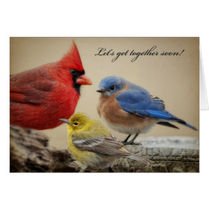 Cartão Deixe-nos reunir logo!