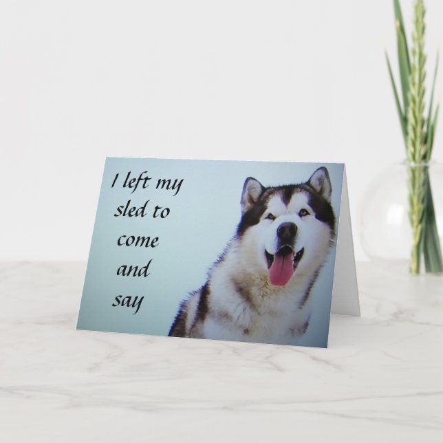 CARTÃO "DEIXEI MEU FILHO DIZER" FELIZ ANIVERSÁRIO (Frente)