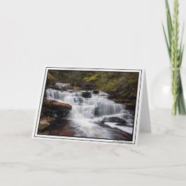 Cartão Delaware Falls - outono de 2018