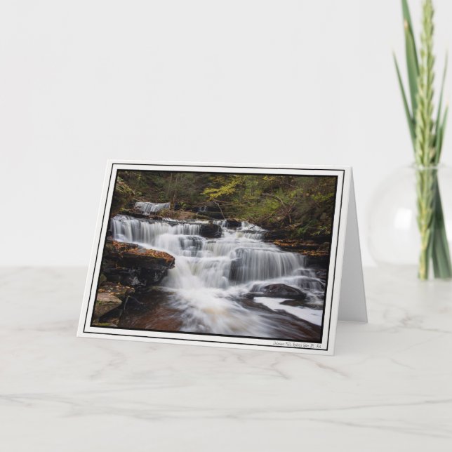 Cartão Delaware Falls - outono de 2018 (Frente)