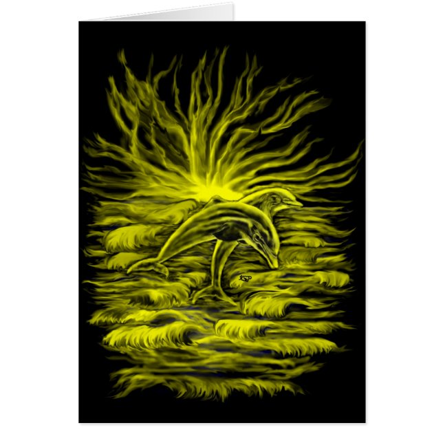 Cartão Delfinpaar (Frente)