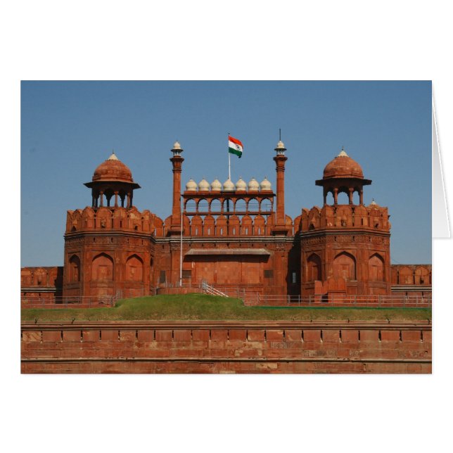 Cartão delhi fort (Frente Horizontal)