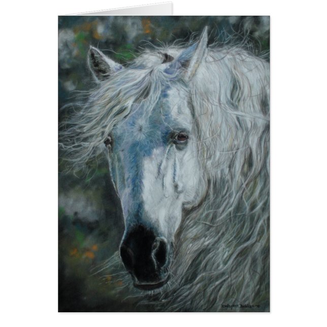 Cartão delicado da arte do toque do vento (Frente)